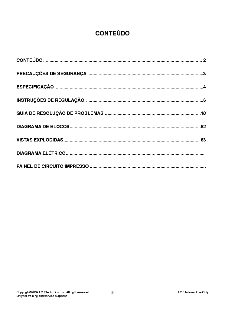 LG 42PQ30TD[-SB] CHASSIS PB91A service manual (2nd page)
